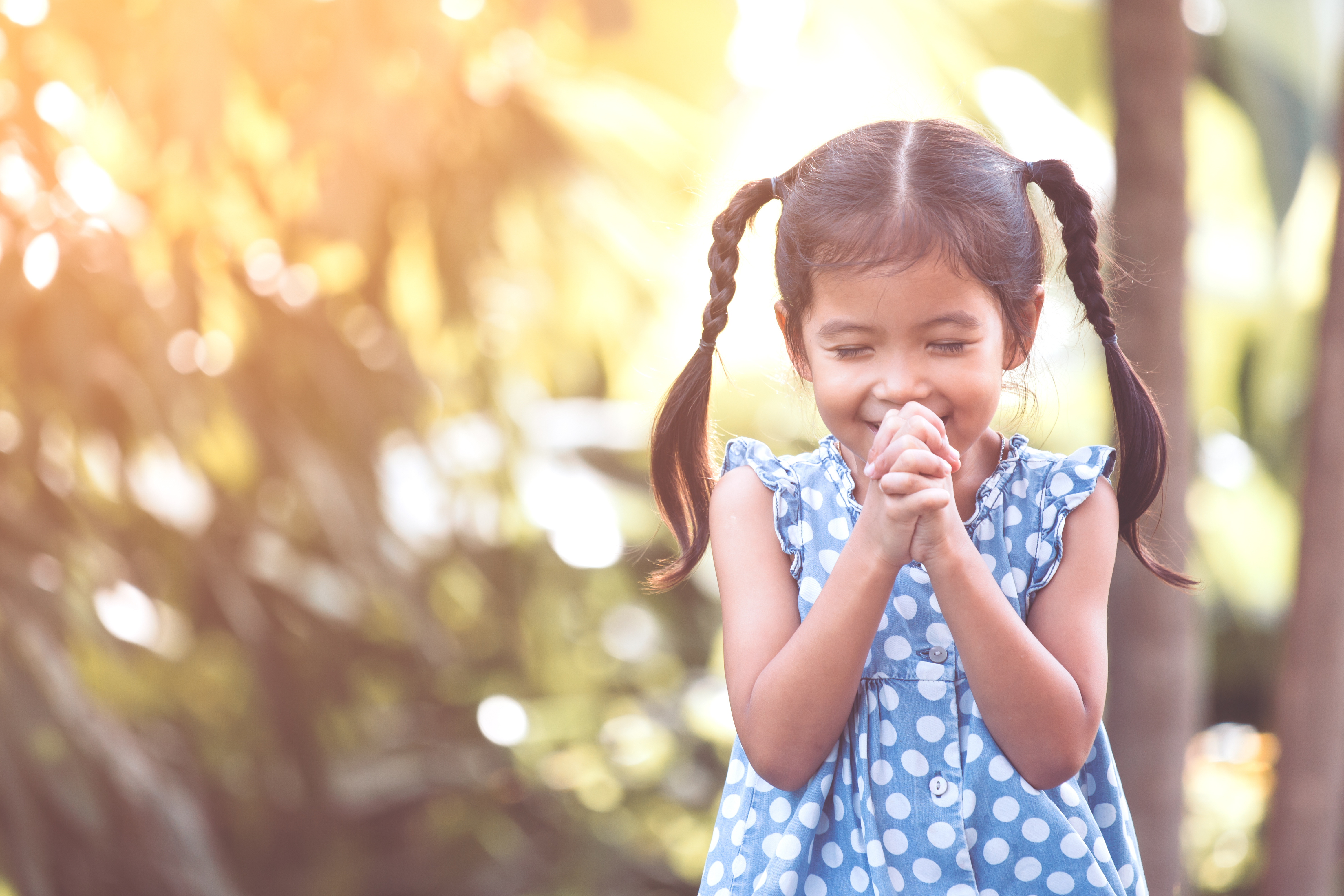 Girl praying